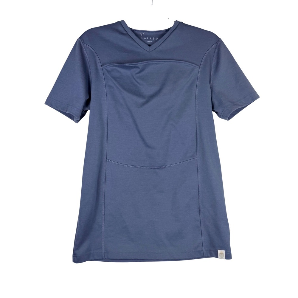 Lalabu Dad Shirt Blue Babywearing Pouch V-Neck Short Sleeve Men S Hands Free
